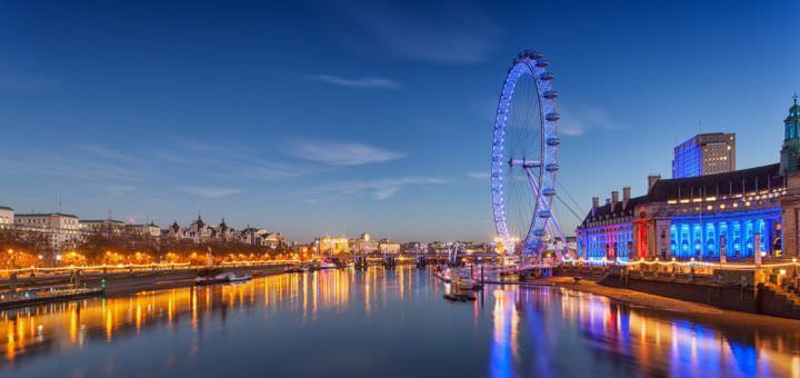 Tamigi e London eye