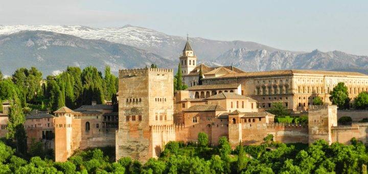 Scorcio dell'Alhambra a Granada