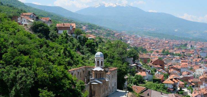 Scorcio della città di Prizren