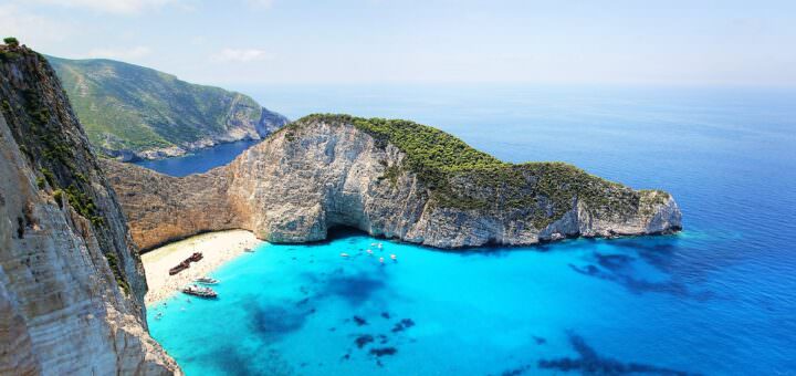 La spiaggia del relitto, Zante