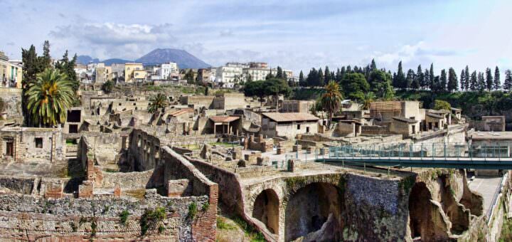 Scorcio dell'aera archeologica di Ercolano